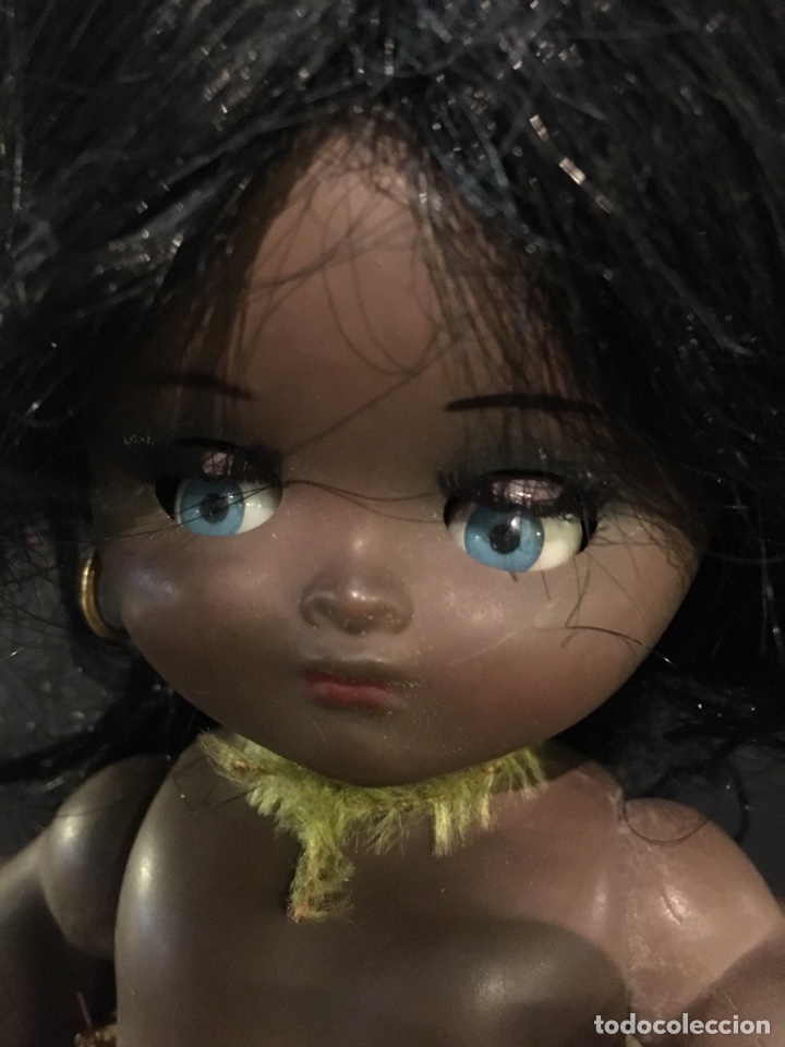 Mu&ntilde;eca espa&ntilde;ola clasica: Anticua mu&ntilde;eca &rdquo;Negrita&rdquo; de celuloide - Foto 9