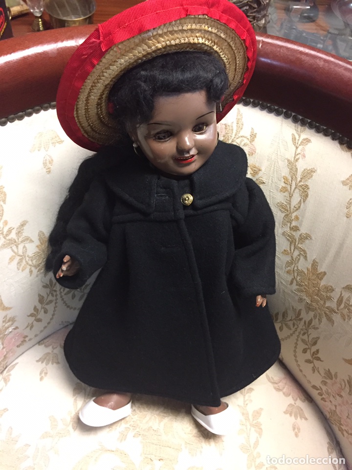 Mu&ntilde;eca espa&ntilde;ola clasica: Mu&ntilde;eca antigua negrita - Foto 4