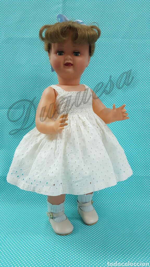 Mu&ntilde;eca espa&ntilde;ola clasica: VA- Mu&ntilde;eca Merceditas de ICSA, 50s - Foto 3