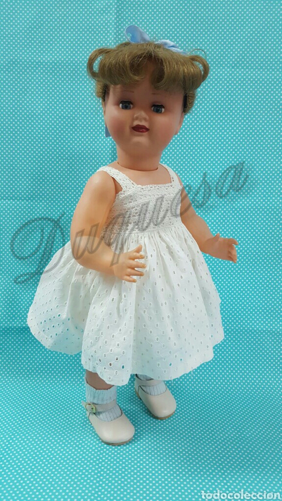 Mu&ntilde;eca espa&ntilde;ola clasica: VA- Mu&ntilde;eca Merceditas de ICSA, 50s - Foto 4