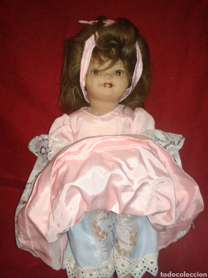 Mu&ntilde;eca espa&ntilde;ola clasica: MU&Ntilde;ECA ANTIGUA CARTON - Foto 1