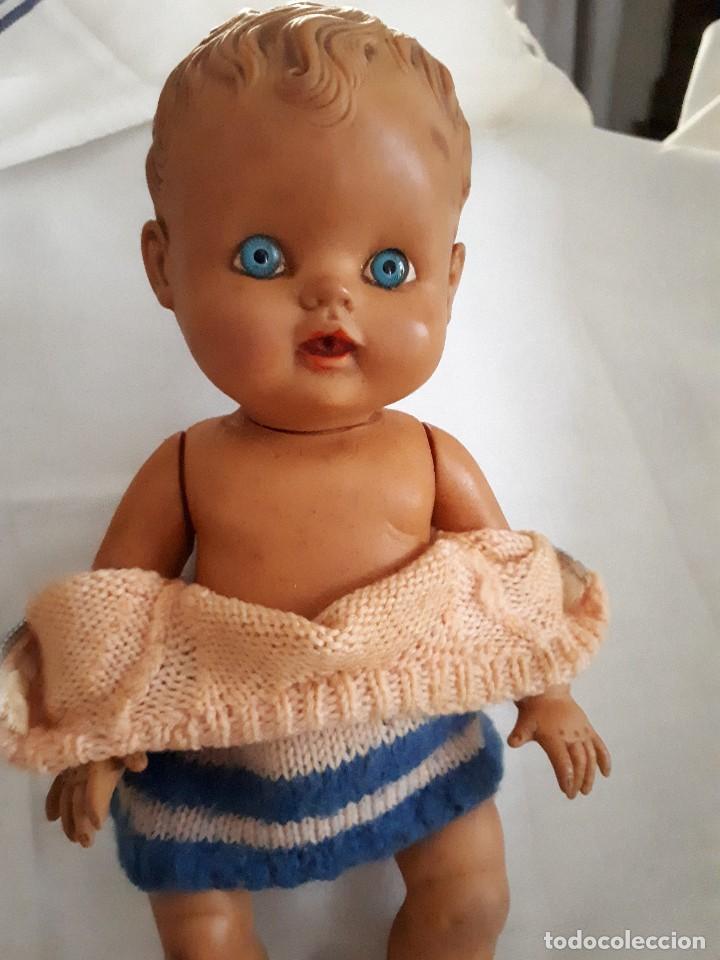 Mu&ntilde;eca espa&ntilde;ola clasica: mu&ntilde;eco bebe en caucho - Foto 1