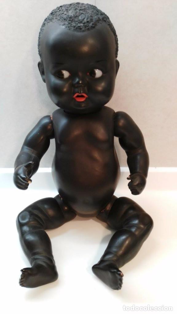 Mu&ntilde;eca espa&ntilde;ola clasica: Beb&eacute; negrito de ICSA - Foto 2