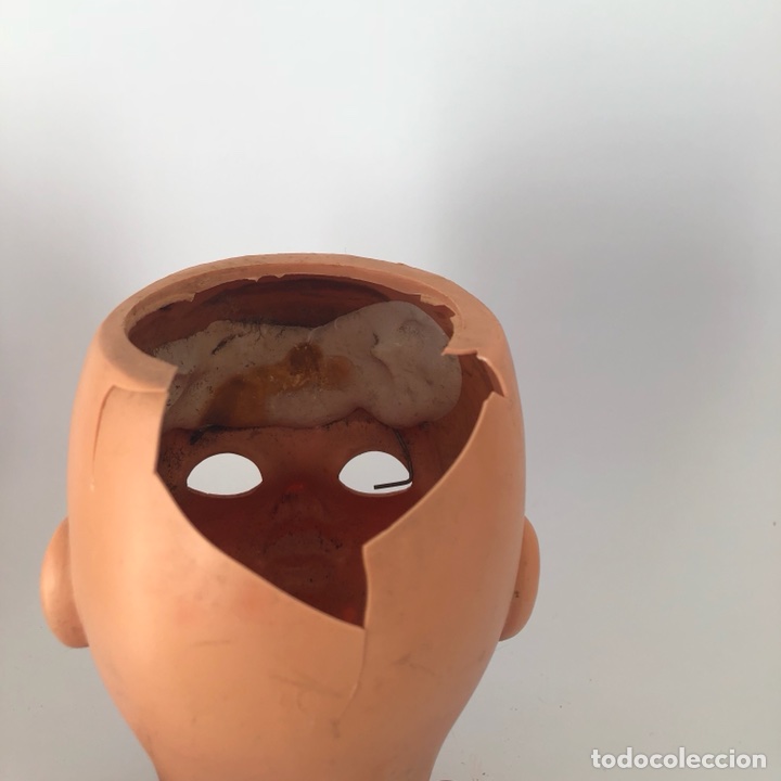 Mu&ntilde;eca espa&ntilde;ola clasica: Lote de tres cabezas de mu&ntilde;eca - Foto 5