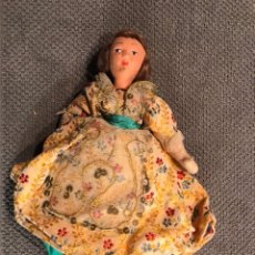 Muñeca española clasica: VALENCIA. MUÑECA DE TRAPO, FIELTRO Y ALAMBRE (FALLERA VALENCIANA) H.1940?). Lote 103533686