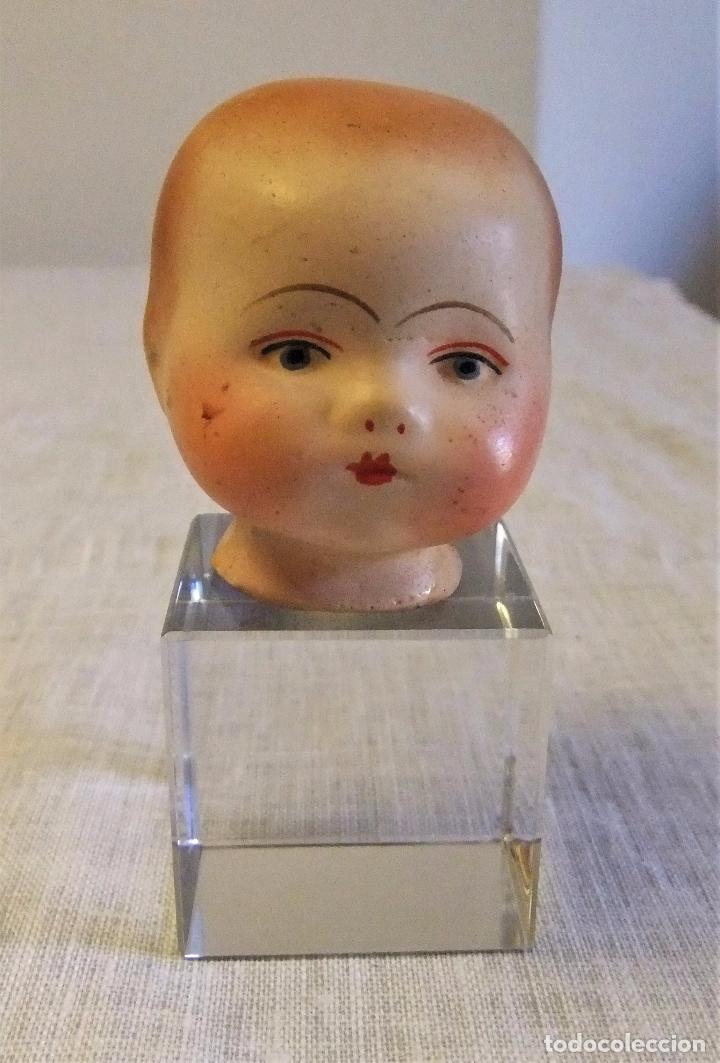 Mu&ntilde;eca espa&ntilde;ola clasica: 4 CABEZAS DE MU&Ntilde;ECA DE PORCELANA BISCUIT - Foto 2