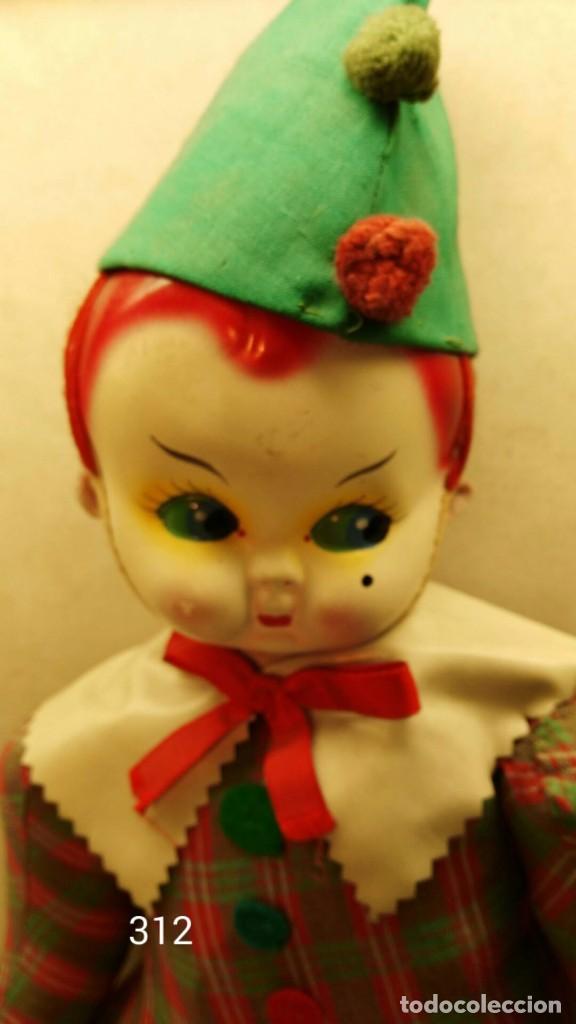 Mu&ntilde;eca espa&ntilde;ola clasica: Mu&ntilde;eco Payasito antiguo - Foto 2