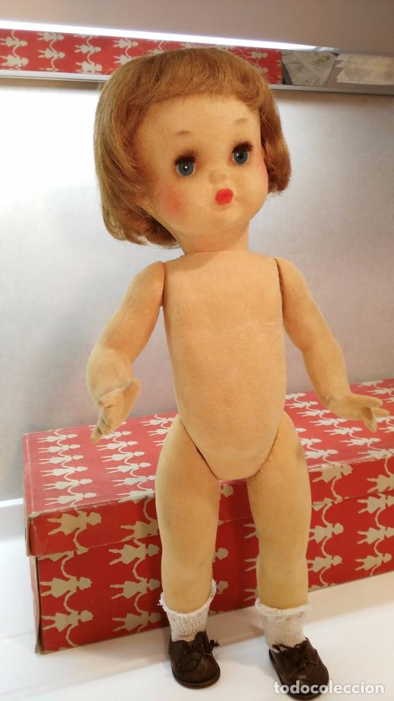 Mu&ntilde;eca espa&ntilde;ola clasica: Mu&ntilde;eca flocada de Florido con caja - Foto 4