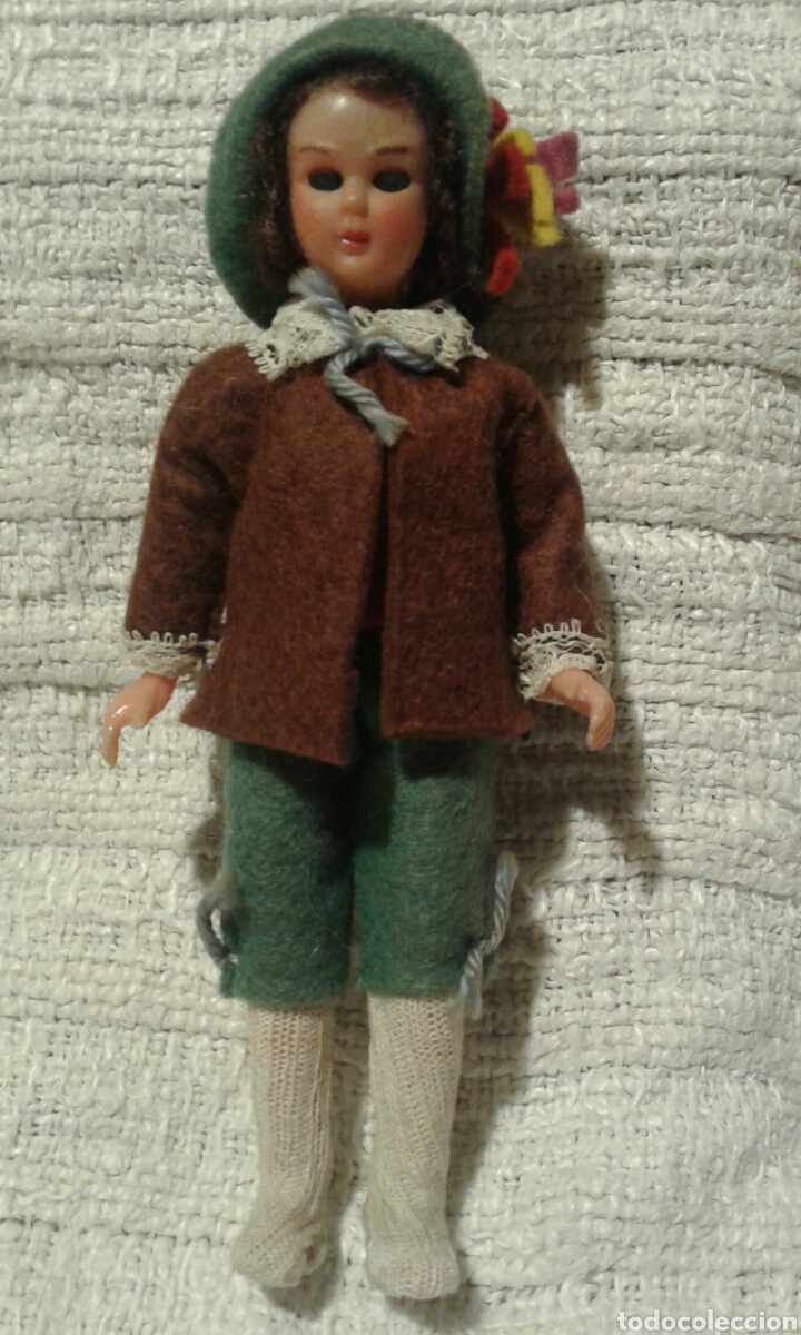 Mu&ntilde;eca espa&ntilde;ola clasica: Antigua mu&ntilde;eca celuloide ojos durmientes - Foto 2