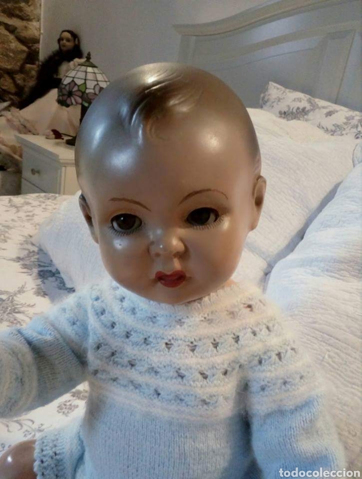 Mu&ntilde;eca espa&ntilde;ola clasica: Bebe de Olot a&ntilde;os 30 - Foto 1