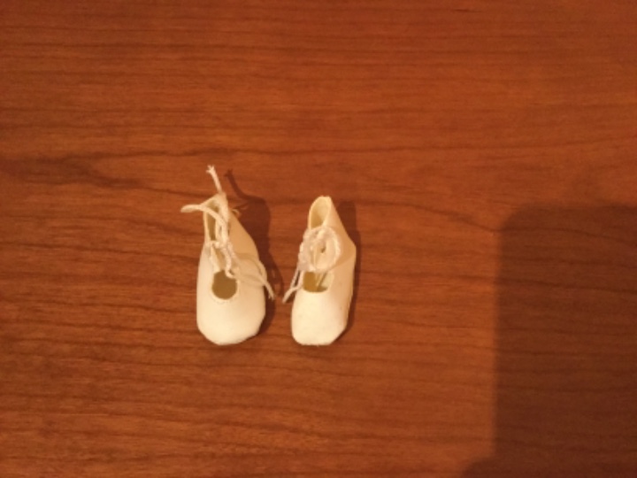 Mu&ntilde;eca espa&ntilde;ola clasica: Zapatos mu&ntilde;eca blancos - Foto 2