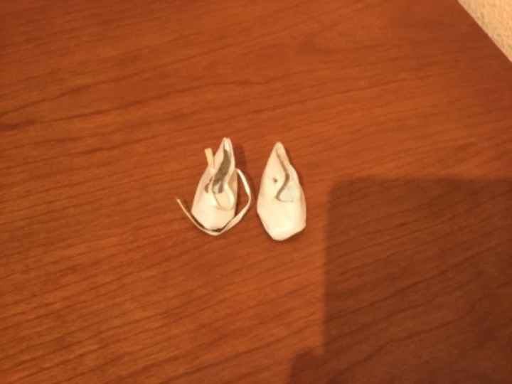 Mu&ntilde;eca espa&ntilde;ola clasica: Zapatos mu&ntilde;eca blancos - Foto 2