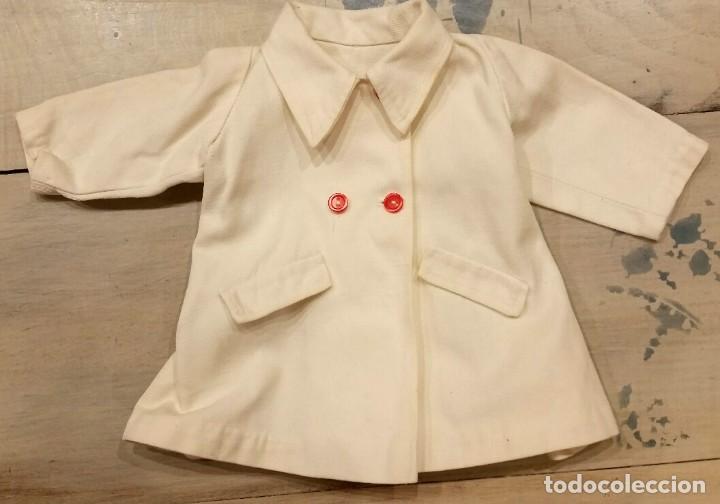 Mu&ntilde;eca espa&ntilde;ola clasica: ABRIGO BLANCO PARA MU&Ntilde;ECAS DE 50 CM - Foto 1