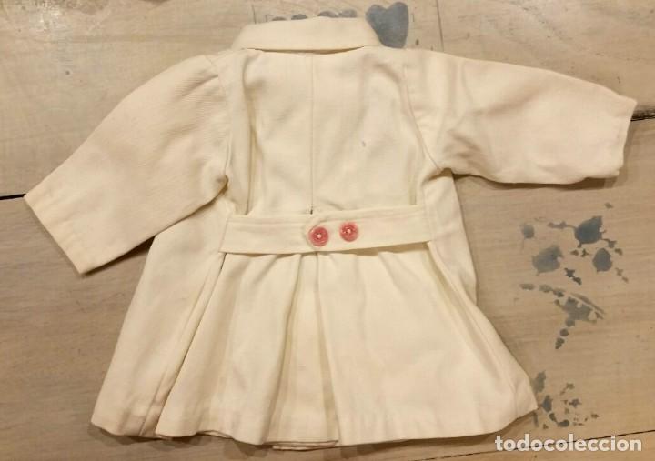 Mu&ntilde;eca espa&ntilde;ola clasica: ABRIGO BLANCO PARA MU&Ntilde;ECAS DE 50 CM - Foto 2