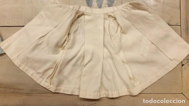 Mu&ntilde;eca espa&ntilde;ola clasica: ABRIGO BLANCO PARA MU&Ntilde;ECAS DE 50 CM - Foto 3