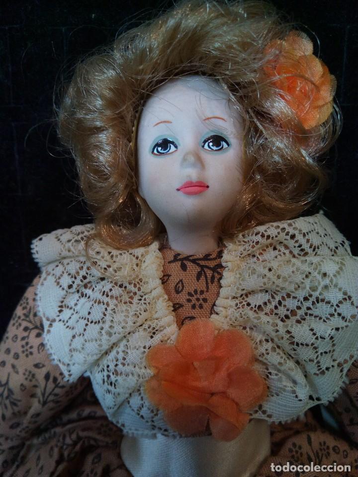 Mu&ntilde;eca espa&ntilde;ola clasica: MU&Ntilde;ECA MARIN DE PORCELANA  33 Ctms - Foto 2
