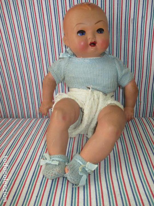 Mu&ntilde;eca espa&ntilde;ola clasica: ANTIGUA MU&Ntilde;ECA COMPOSICION 38 CM - Foto 1