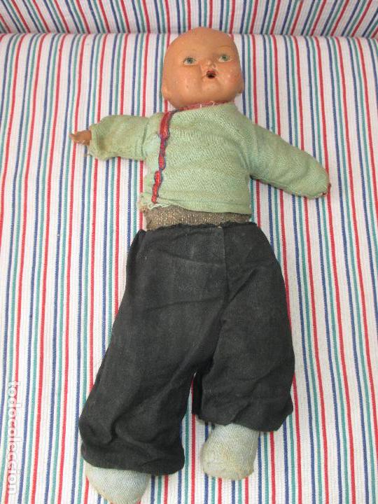 Mu&ntilde;eca espa&ntilde;ola clasica: ANTIGUA MU&Ntilde;ECA COMPOSICION 28 CM - Foto 1