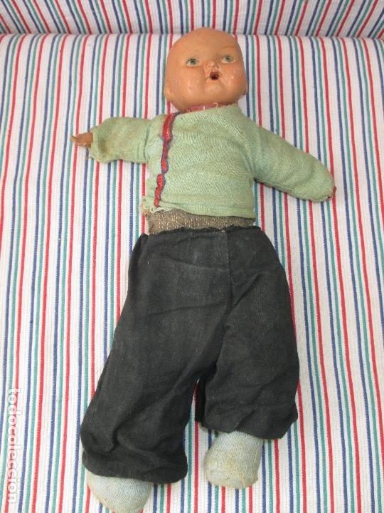 Mu&ntilde;eca espa&ntilde;ola clasica: ANTIGUA MU&Ntilde;ECA COMPOSICION 28 CM - Foto 2