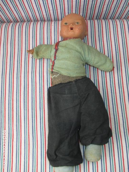 Mu&ntilde;eca espa&ntilde;ola clasica: ANTIGUA MU&Ntilde;ECA COMPOSICION 28 CM - Foto 3