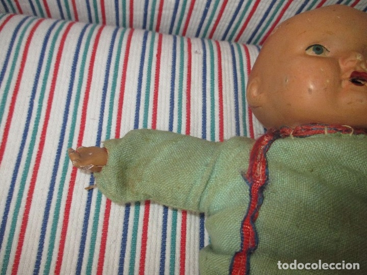 Mu&ntilde;eca espa&ntilde;ola clasica: ANTIGUA MU&Ntilde;ECA COMPOSICION 28 CM - Foto 4