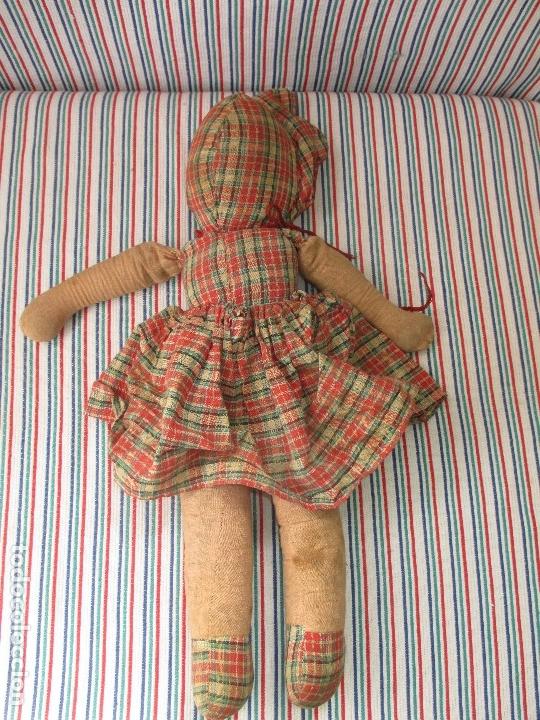 Mu&ntilde;eca espa&ntilde;ola clasica: ANTIGUA MU&Ntilde;ECA TELA, CABEZA TIPO CELULOIDE. - Foto 5