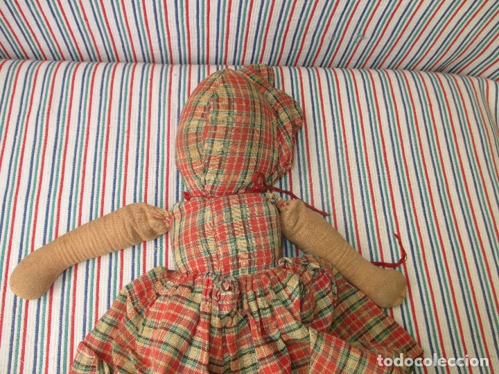 Mu&ntilde;eca espa&ntilde;ola clasica: ANTIGUA MU&Ntilde;ECA TELA, CABEZA TIPO CELULOIDE. - Foto 7