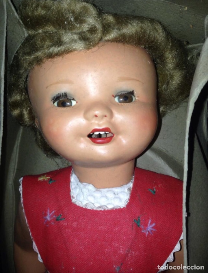 Mu&ntilde;eca espa&ntilde;ola clasica: Mu&ntilde;eca original 1940 en caja - Foto 3