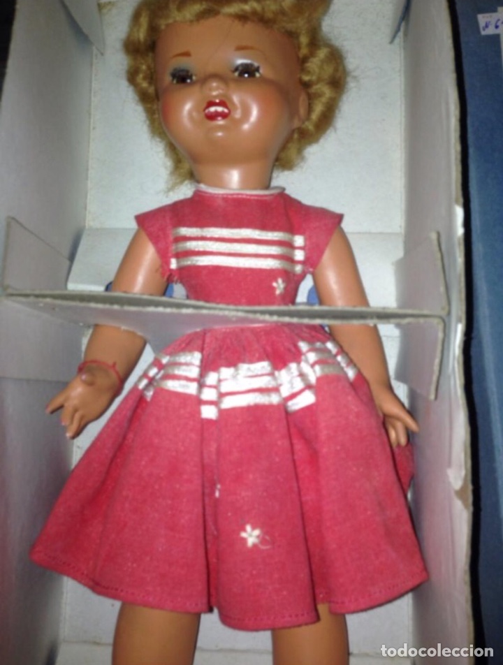 Mu&ntilde;eca espa&ntilde;ola clasica: Mu&ntilde;eca original de 1940 en caja - Foto 2