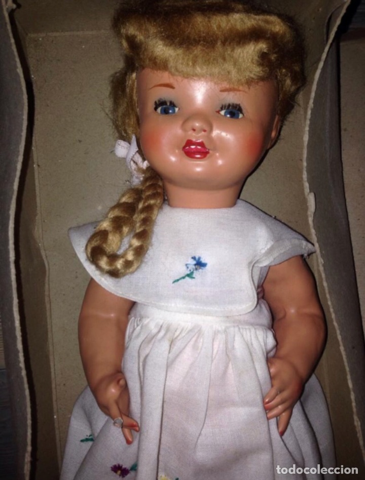 Mu&ntilde;eca espa&ntilde;ola clasica: Mu&ntilde;eca de 1940 en caja original - Foto 1