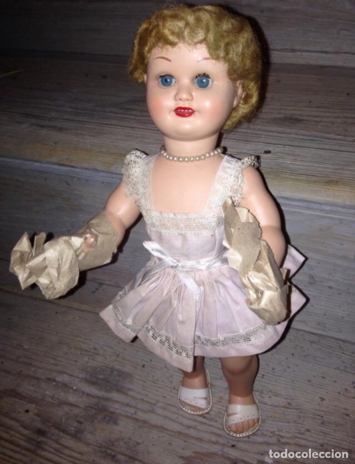 Mu&ntilde;eca espa&ntilde;ola clasica: Mu&ntilde;eca de 1940-50 original - Foto 1