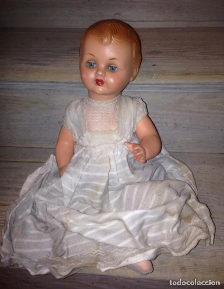 Mu&ntilde;eca espa&ntilde;ola clasica: Mu&ntilde;eca con fald&oacute;n 1930-40 original - Foto 1