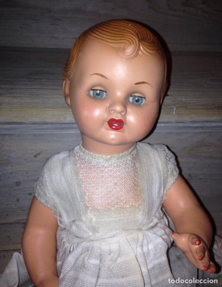 Mu&ntilde;eca espa&ntilde;ola clasica: Mu&ntilde;eca con fald&oacute;n 1930-40 original - Foto 3