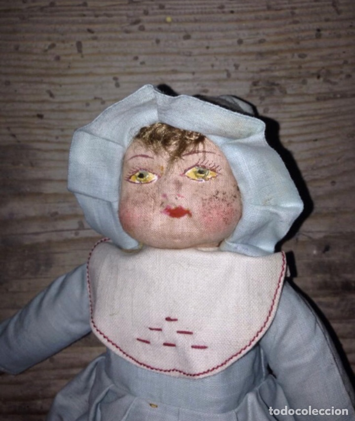 Mu&ntilde;eca espa&ntilde;ola clasica: Mu&ntilde;eca de trapo 1930 original - Foto 2