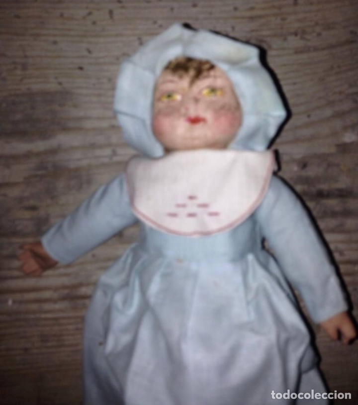Mu&ntilde;eca espa&ntilde;ola clasica: Mu&ntilde;eca de trapo 1930 original - Foto 3