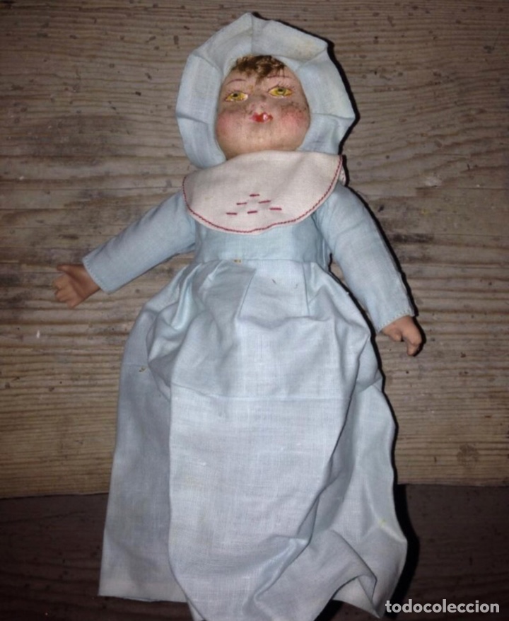 Mu&ntilde;eca espa&ntilde;ola clasica: Mu&ntilde;eca de trapo 1930 original - Foto 4
