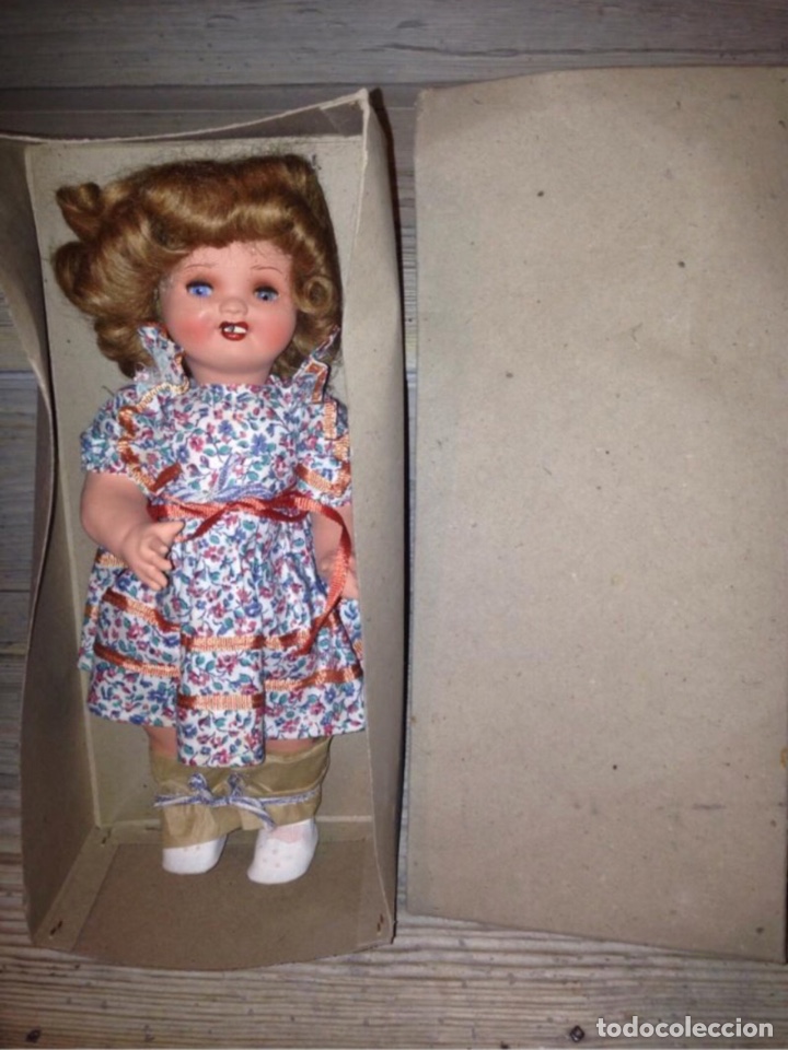 Mu&ntilde;eca espa&ntilde;ola clasica: Mu&ntilde;eca original 1940 en caja - Foto 1