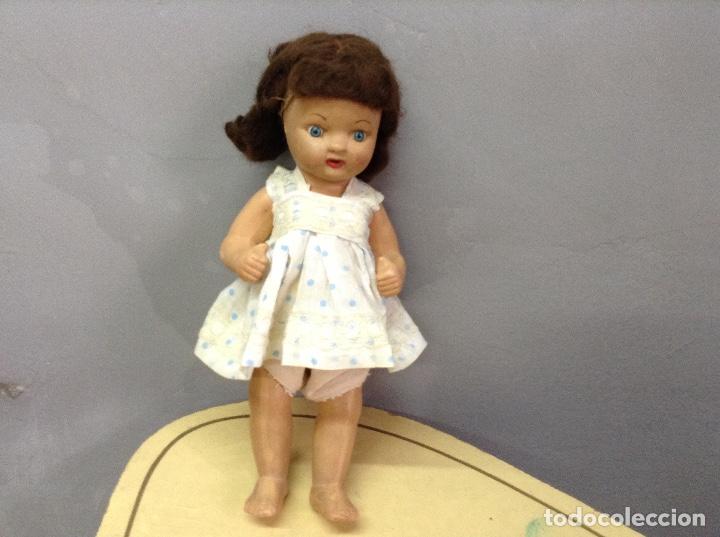 Mu&ntilde;eca espa&ntilde;ola clasica: Mu&ntilde;eca de celuloide antigua PSE . Plasticos Santa Elena - Foto 1