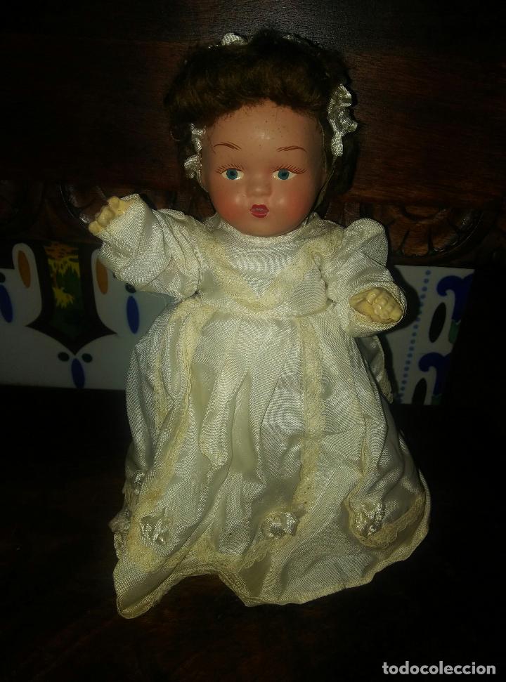 Mu&ntilde;eca espa&ntilde;ola clasica: Mu&ntilde;eca terracota comunion 22 cm - Foto 1