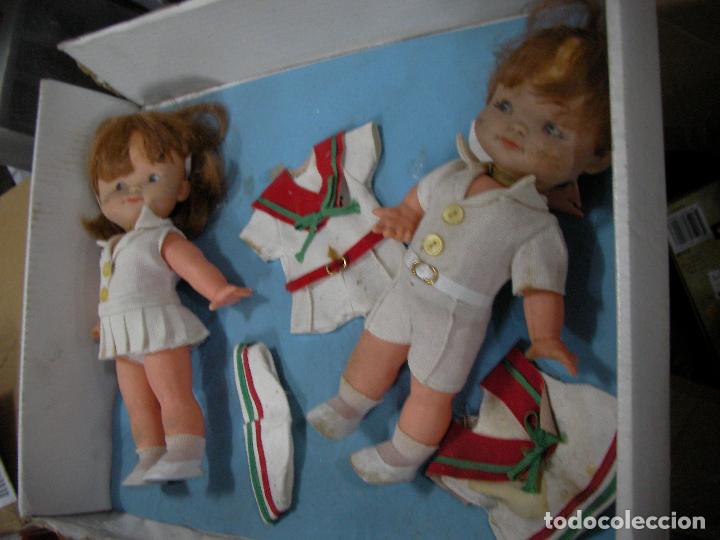 Mu&ntilde;eca espa&ntilde;ola clasica: ANTIGUA PAREJA DE TENISTAS CON COMPLEMENTOS - Foto 2