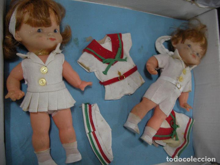 Mu&ntilde;eca espa&ntilde;ola clasica: ANTIGUA PAREJA DE TENISTAS CON COMPLEMENTOS - Foto 3