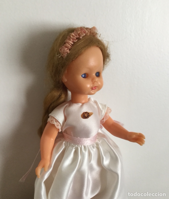 Mu&ntilde;eca espa&ntilde;ola clasica: ANTIGUA MU&Ntilde;ECA DE CELULOIDE VESTIDA DE COMUNI&Oacute;N - Foto 6