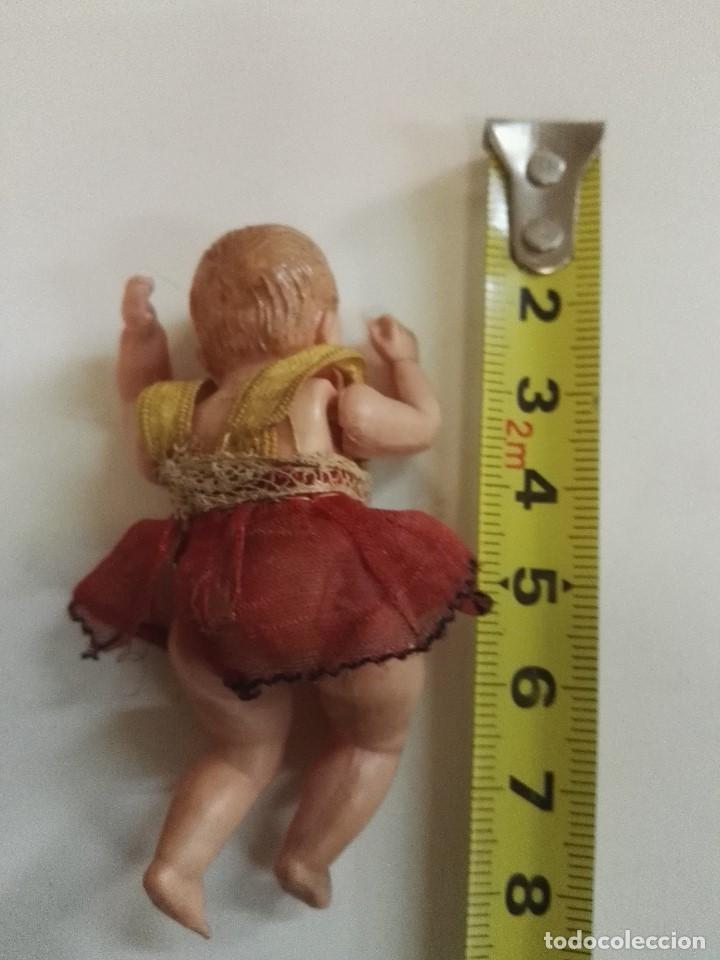 Mu&ntilde;eca espa&ntilde;ola clasica: Nina de celuloide con vestido rojo - Foto 3