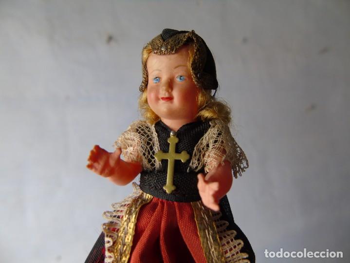 Mu&ntilde;eca espa&ntilde;ola clasica: mu&ntilde;eca celuloide con traje - Foto 7
