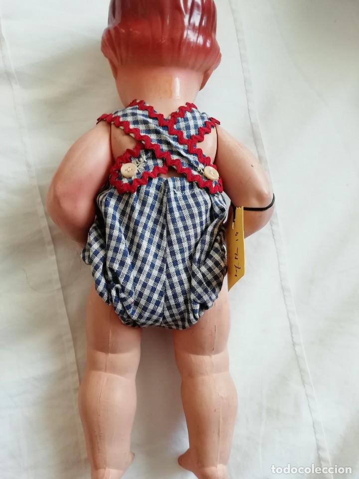 Mu&ntilde;eca espa&ntilde;ola clasica: Mu&ntilde;eco celuloide a&ntilde;os 30-40, 28cm. - Foto 3