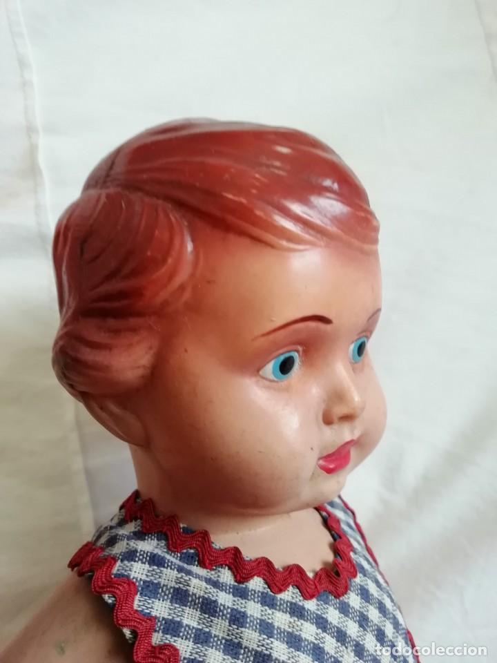Mu&ntilde;eca espa&ntilde;ola clasica: Mu&ntilde;eco celuloide a&ntilde;os 30-40, 28cm. - Foto 4