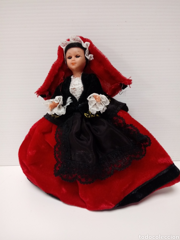 Mu&ntilde;eca espa&ntilde;ola clasica: Antigua mu&ntilde;eca regional 15 cm - Foto 1