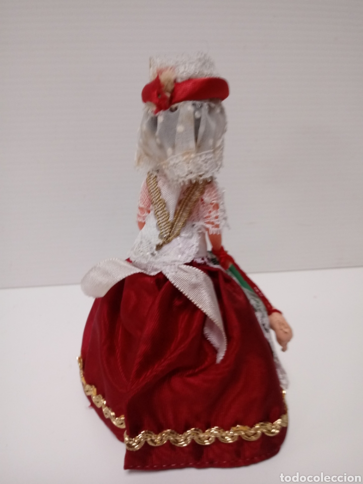 Mu&ntilde;eca espa&ntilde;ola clasica: Mu&ntilde;eca regional antigua 13 cm - Foto 2