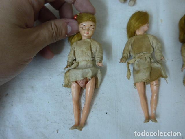 Mu&ntilde;eca espa&ntilde;ola clasica: Lote de 7 antigua mu&ntilde;eca de celuloide, mu&ntilde;ecas, variedad. - Foto 2