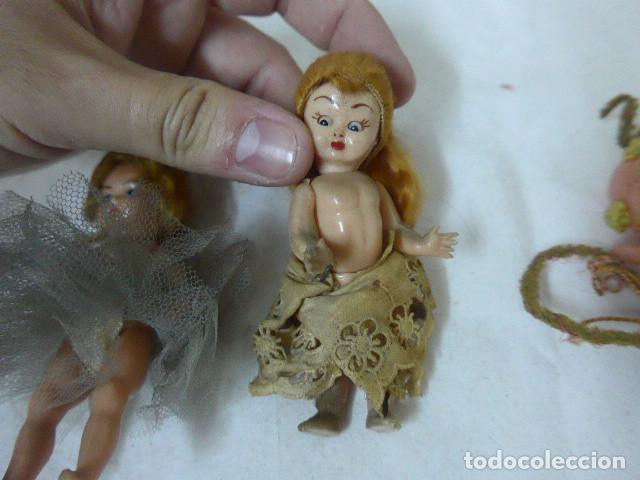 Mu&ntilde;eca espa&ntilde;ola clasica: Lote de 7 antigua mu&ntilde;eca de celuloide, mu&ntilde;ecas, variedad. - Foto 6